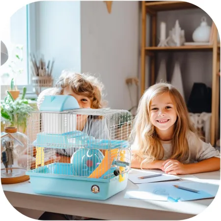 Furrever Friends Miku Homie M Blue - klatka dla małych gryzoni kompletny zestaw-1904545