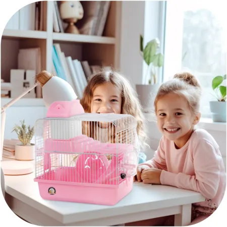 Furrever Friends Miku Homie M Pink - klatka dla małych gryzoni kompletny zestaw-1904573