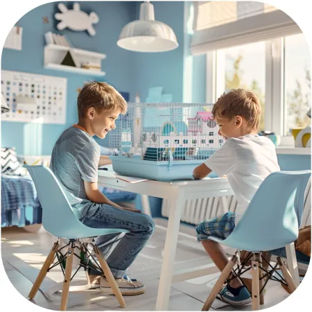 Furrever Friends Miku Lux Blue - klatka dla gryzoni bogaty zestaw-1904580