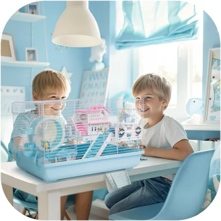 Furrever Friends Miku Lux Blue - klatka dla gryzoni bogaty zestaw-1904583