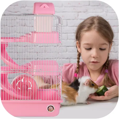 Furrever Friends Miku Skyscraper Pink - klatka dla małych gryzoni kompletny zestaw-1904640