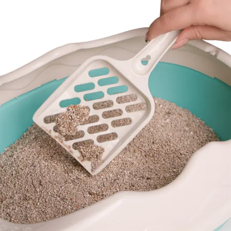 Furrever Friends Purrfect Point Turquoise with Scoop - mała kuweta z łopatką-1904753