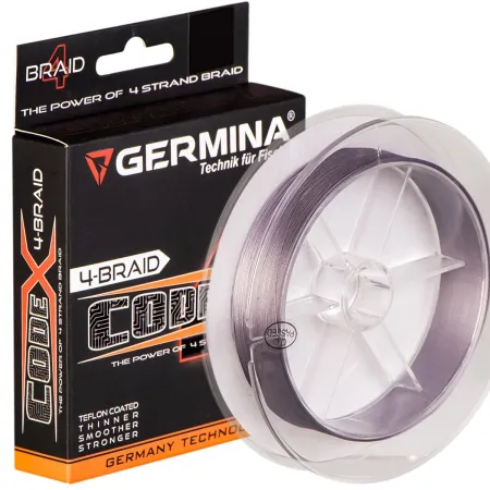 Germina 4-BRAID CODE 0,16mm GRAY - plecionka wędkarska 150m-1905931