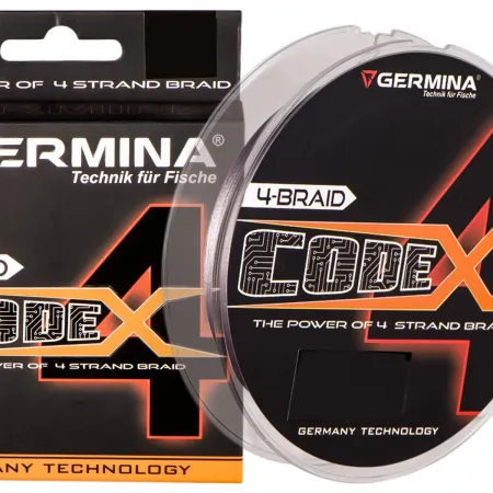 Germina 4-BRAID CODE 0,16mm GRAY - plecionka wędkarska 150m-1905936