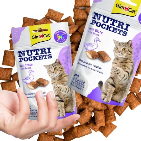 GimCat Nutri Pochets Multivitamin - kocie przysmaki witaminy-1906121