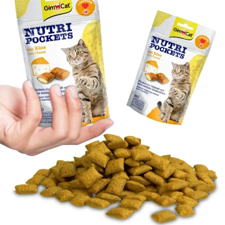 GimCat Nutri Pockets Cheese - kocie przysmaki na oczy i serce-1906129