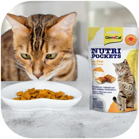 GimCat Nutri Pockets Cheese - kocie przysmaki na oczy i serce-1906132