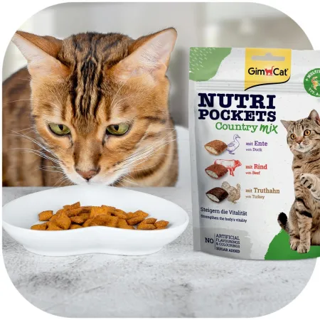 GimCat Nutri Pockets Country MIX - kocie przysmaki multiwitamina 150g-1906137
