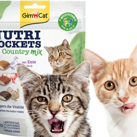GimCat Nutri Pockets Country MIX - kocie przysmaki multiwitamina 150g-1906138