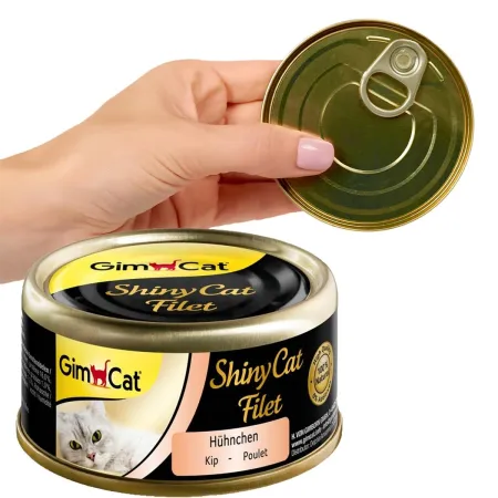 GimCat ShinyCat Filet - karma kurczak gotowany w bulionie 70g-1906159