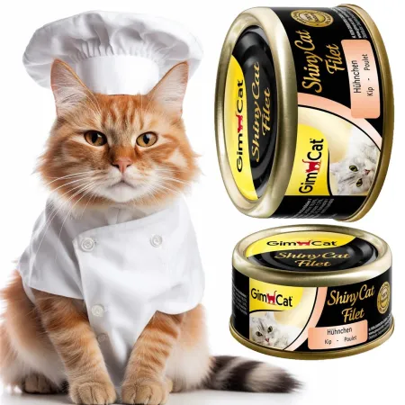 GimCat ShinyCat Filet - karma kurczak gotowany w bulionie 70g-1906163