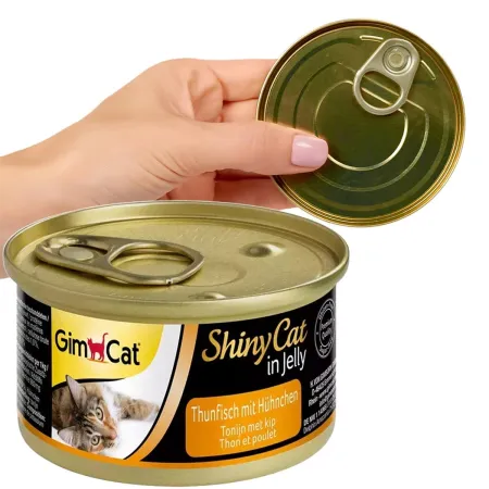 GimCat ShinyCat in Jelly - karma mięsna tuńczyk i kurczak 70g-1906205