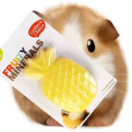 HappyPet Fruity Minerals 70g - kostka wapienna ananasowa-1907009