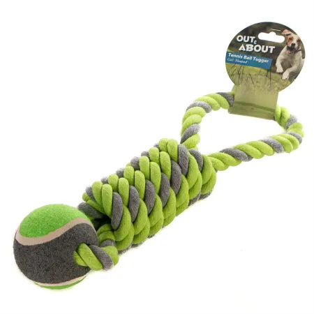 HappyPet Tennis Ball Tugger - piłka tenisowa z sznurem-1907212
