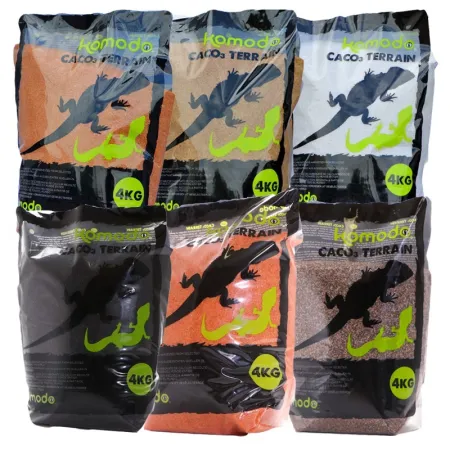 Komodo CaCo3 Sand Czarny - jadalny piasek dla gadów-1909972