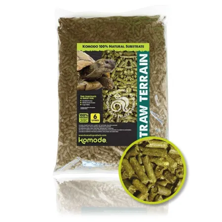 Komodo Straw Terrain 6l - podłoże z słomy dla żółwi-1910368