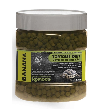 Komodo Tortoise Diet Banana 170g - pokarm dla żółwi-1910376
