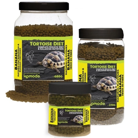 Komodo Tortoise Diet Banana 680g - pokarm dla żółwi-1910389