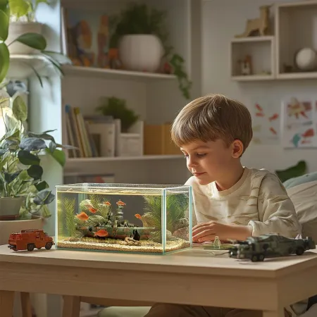 Kruger Meier Battleship – Statek do akwarium 23x5x11 cm-1910614