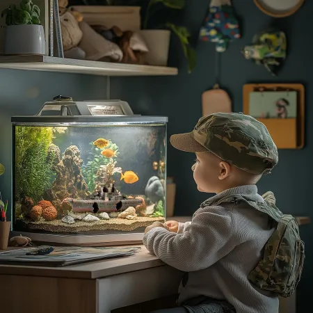 Kruger Meier Battleship – Statek do akwarium 23x5x11 cm-1910617