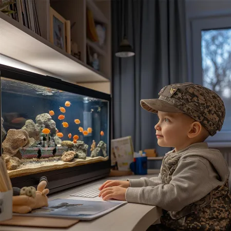 Kruger Meier Battleship – Statek do akwarium 23x5x11 cm-1910618