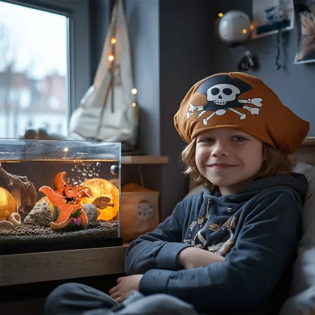 Kruger Meier Happy Starfish Set – Ozdoba z napowietrzaczem do akwarium-1910786