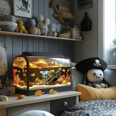 Kruger Meier Octopus Treasure – Dekoracja do akwarium 14x5.5x11.5 cm-1910863