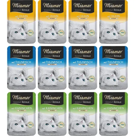 Miamor Royale 12pack Verwohn - kurczak, tuńczyk i królik w galarecie 12x100g-1911813