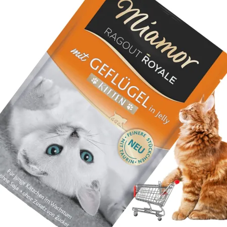Miamor Royale Kitten - karma dla kociąt drób w galarecie 100g-1911820