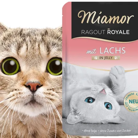 Miamor Royale mit Lachs - mokra karma łosoś w galarecie 100g-1911842