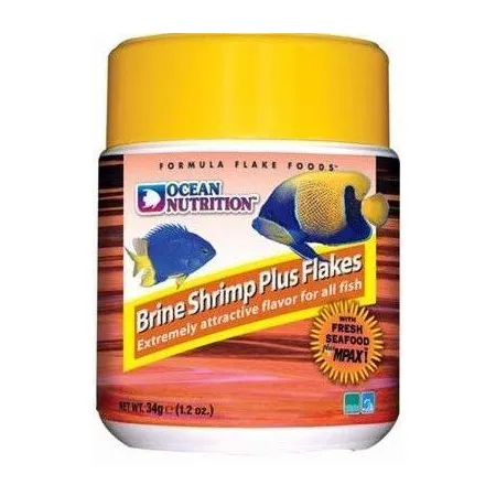 Ocean Nutrition Brine Shrimp Plus Flakes 34g (pokarm w płatkach)