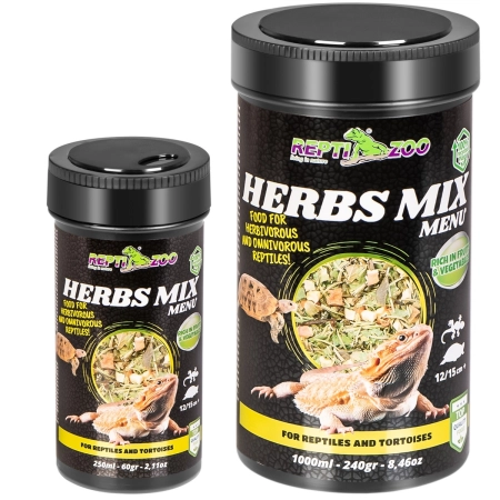 Repti-Zoo Herbs Mix Menu 250ml - mieszanka roślinna dla gadów-1915280