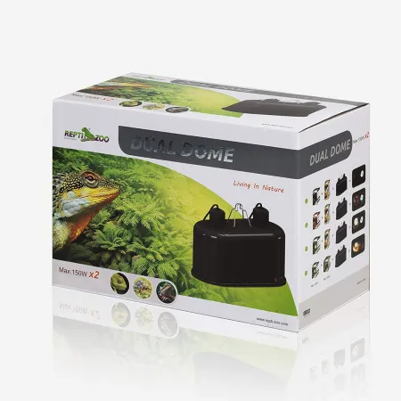 Repti-Zoo Podwójna Lampa na żarówki 2 x 150W-1916214