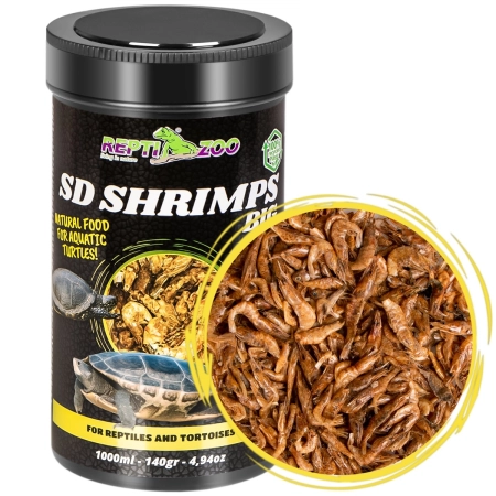 Repti-Zoo Semi Dry Shrimps L 1000ml - krewetki półmiękkie-1916414