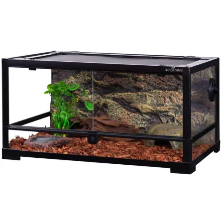 Repti-Zoo Glass Terrarium 60x45x32cm - szklane terrarium z metalową siatką