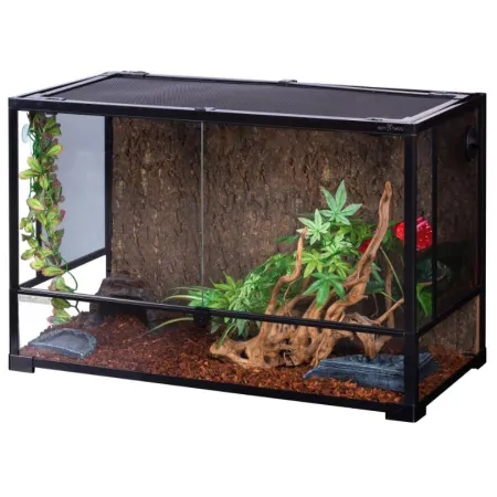 Repti-Zoo Glass Terrarium 90x45x60cm - szklane terrarium z metalową siatką
