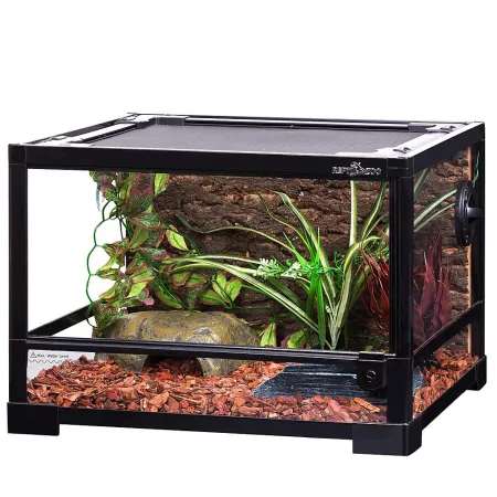 Repti-Zoo Glass Terrarium 45x45x32cm - szklane terrarium z metalową siatką