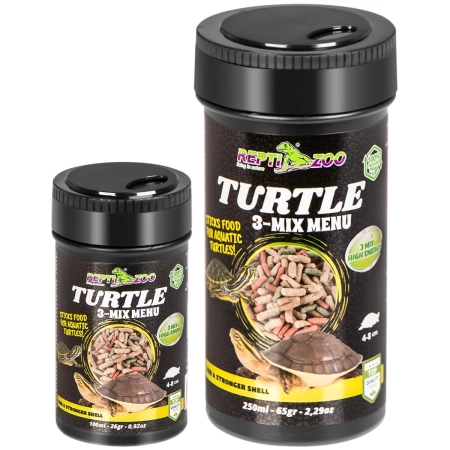 Repti-Zoo Turtle 3-Mix Menu 100ml - pokarm z czosnkiem dla żółwi wodnolądowych-1917516