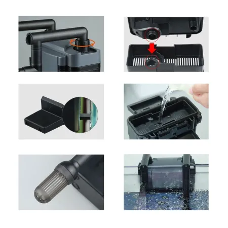 Sunsun Slim Hang Canister S - filtr kubełkowy podwieszany-1921408