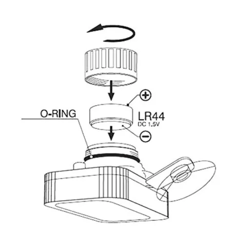 Termometr LCD z przyssawką AT-1-1922044