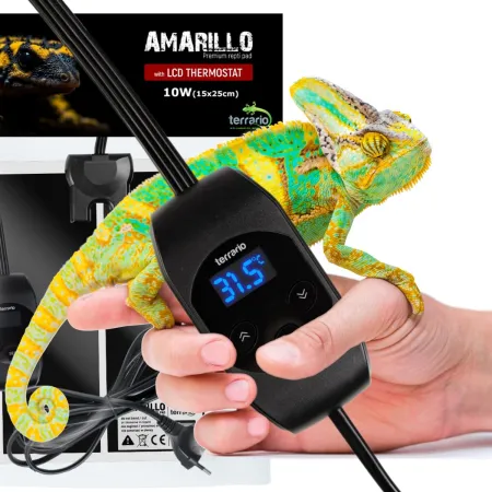 Terrario Amarillo 10W - mata grzewcza z termostatem LCD-1922170