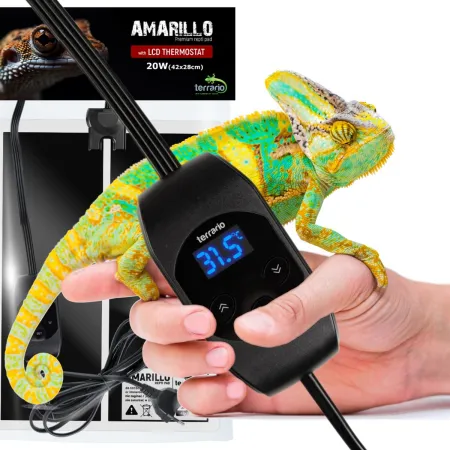 Terrario Amarillo 20W - mata grzewcza z termostatem LCD-1922192
