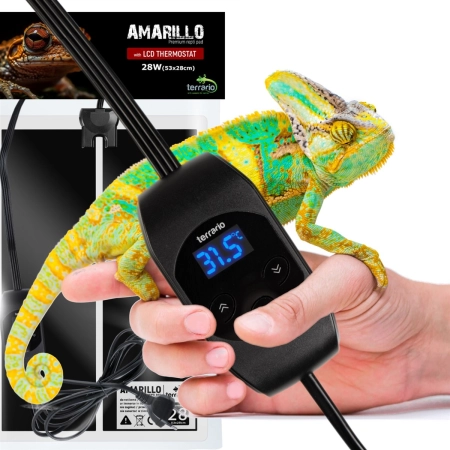 Terrario Amarillo 28W - mata grzewcza z termostatem LCD-1922203