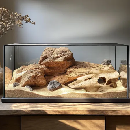 Terrario Buffalo Skull - czaszka bizona do terrarium 21x12x8 cm-1922389