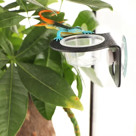 Terrario Gecko Bar Black - miska wisząca-1922700