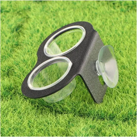 Terrario Gecko Bar Duo Black- miska wisząca podwójna-1922723