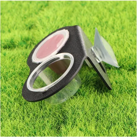 Terrario Gecko Bar Duo Jelly Black - miska wisząca podwójna-1922748