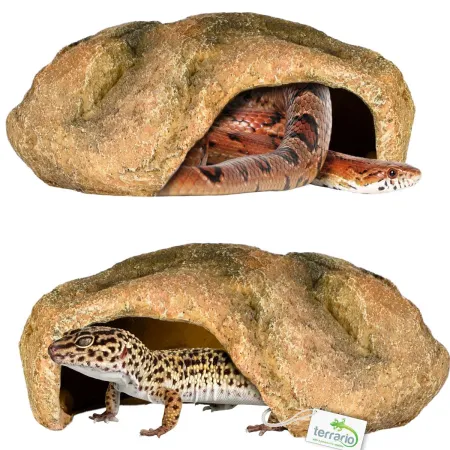 Terrario Gecko Cave M - kryjówka do terrarium 21x17x8 cm-1922817