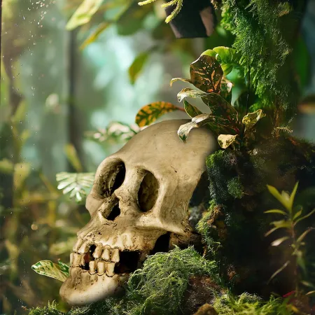 Terrario Human Skull XL - czaszka ludzka do terrarium 15x10x9 cm-1923032