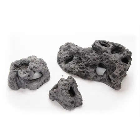 Terrario LavaCave M - jaskinia miska w skale 19x14x11cm-1923108